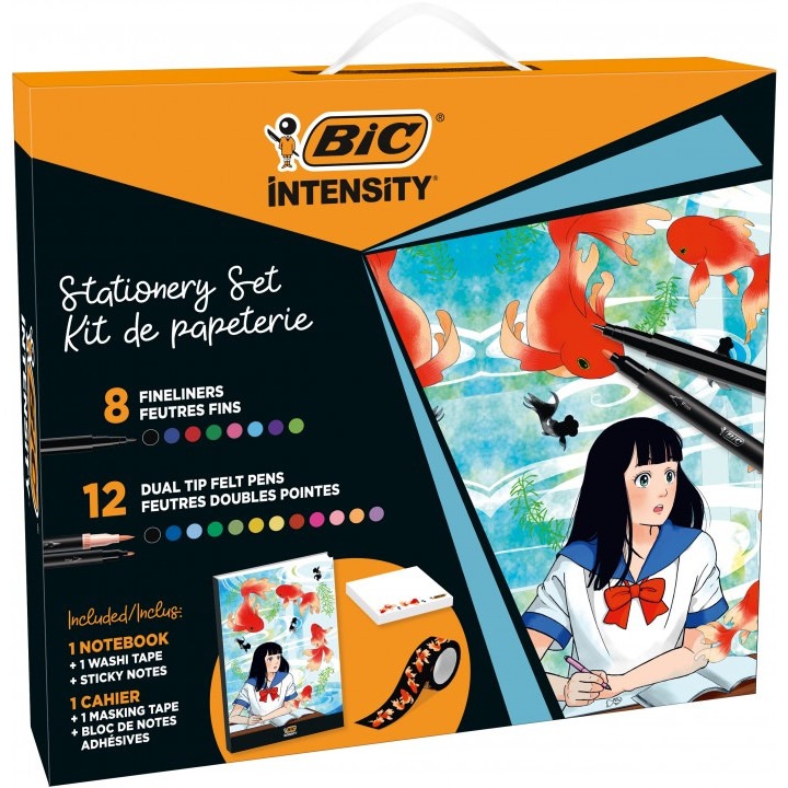 Творчески комплект за деца, BIC, Intensity Manga, Multicolor