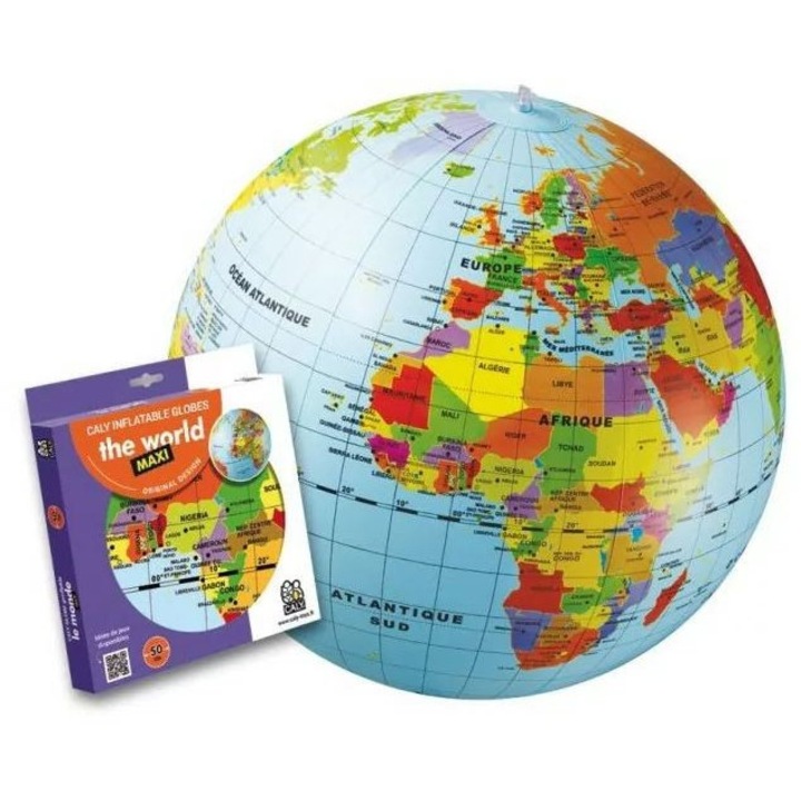 Glob pamantesc gonflabil decorativ, Caly, Multicolor