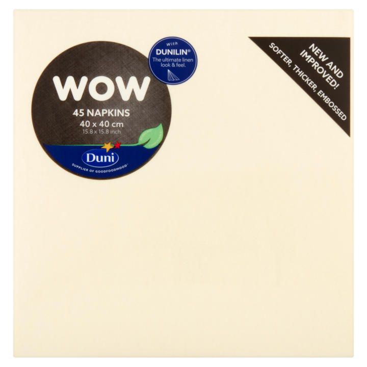 Set de 45 servetele , Duni, Bej, 40 x 40 cm