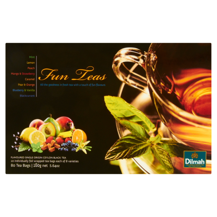 Selectie de ceai negru, Dilmah, 80 plicuri, 160 g