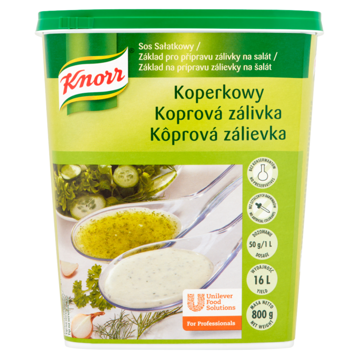 Sos de salata cu marar, Knorr, 800 g