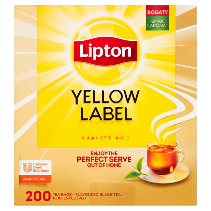 Ceai negru, Lipton, Yellow Label, 400 G