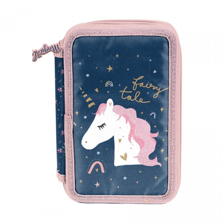 Penar 3 compartimente PASO Unicorn, echipat, 19,5x12x5,5cm