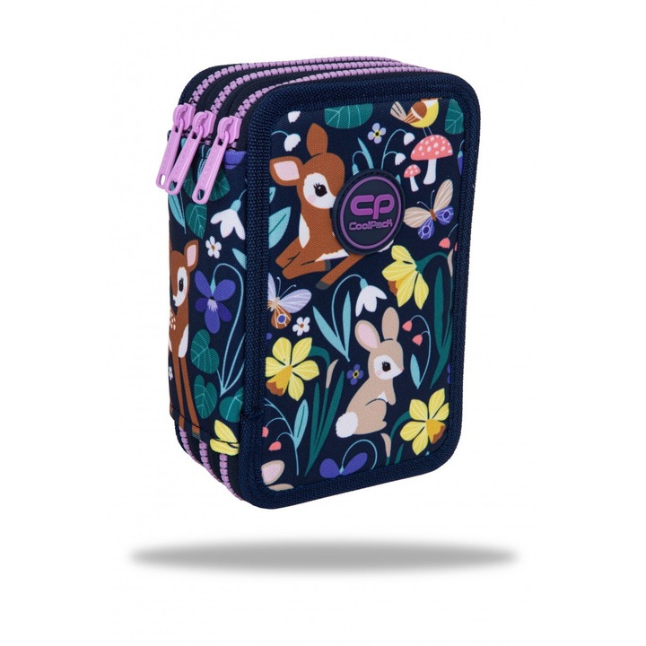 Ceruzatartó, Coolpack, tartozékokkal, Többszínű