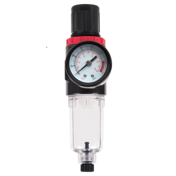 Reductor cu manometru si filtru, Proline, 1/4", Multicolor