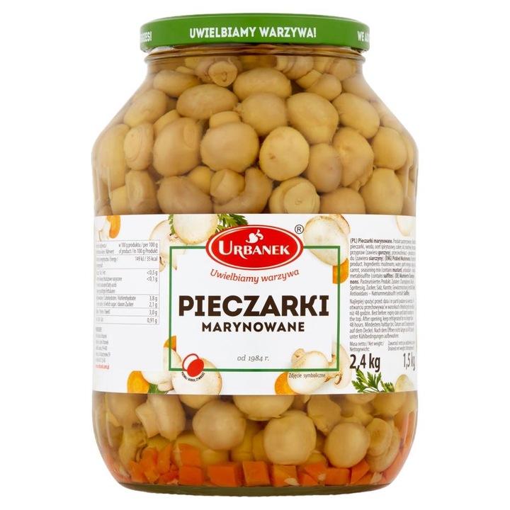 Ciuperci marinate, Urbanek, 2.4 kg