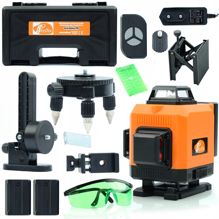 Nivela laser, Rosfix, Negru/Portocaliu