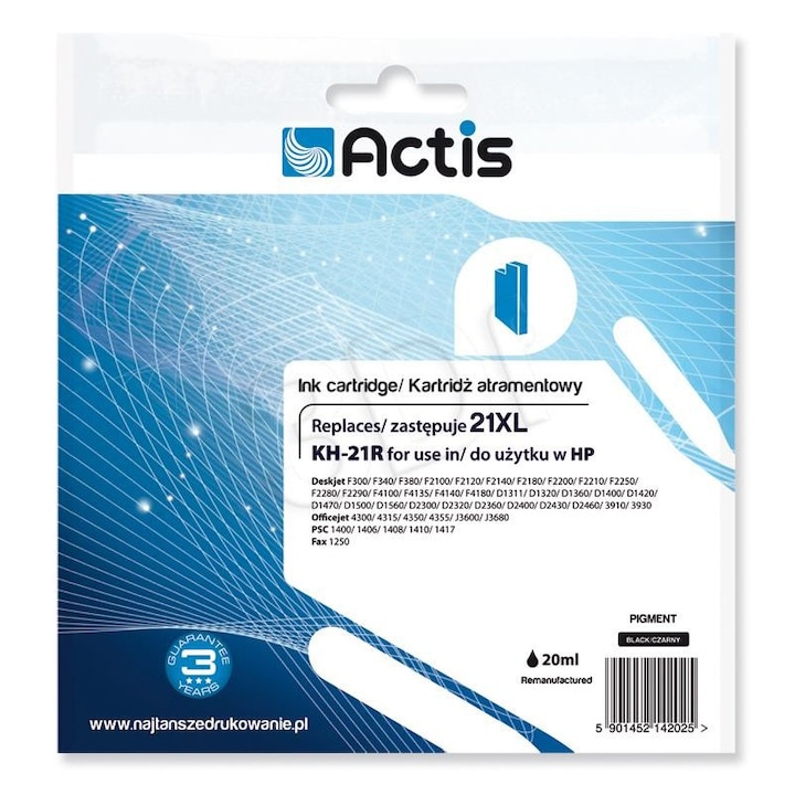 Cerneala ACTIS KC-511R (inlocuitor pentru Canon CL-511; Standard; 12 ml; culoare)