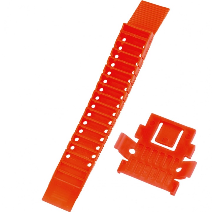 Set de 20 piese de asezare a placilor, Dedra, Portocaliu