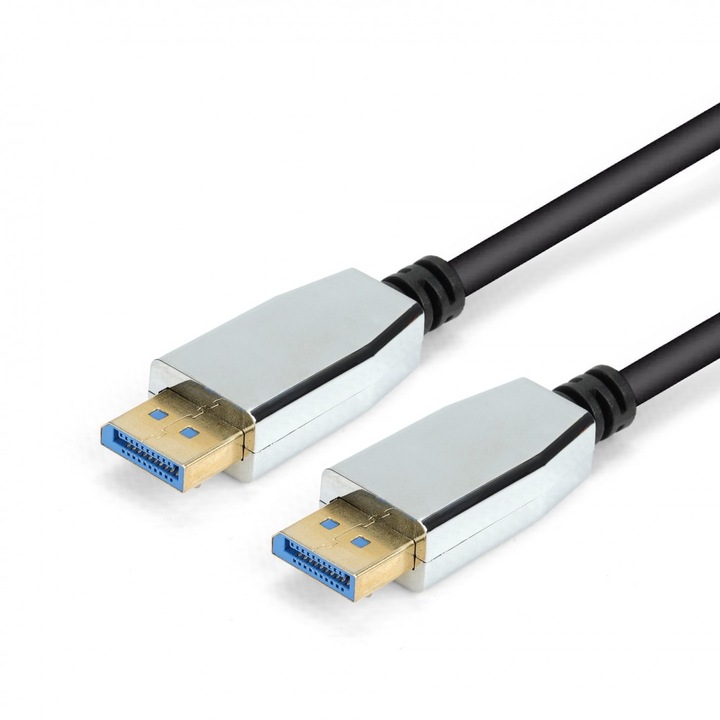 MONTIS DisplayPort 2.0 кабели, 1.8m, 54 Gbit/s, черни
