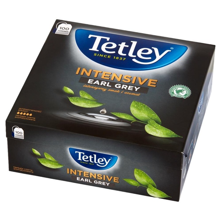 Ceai negru, Tetley, Aroma bergamota, 200 g