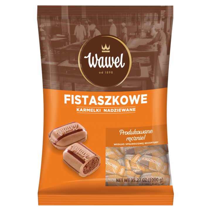 Карамели с фъстъчен пълнеж, Wawel, 1 кг