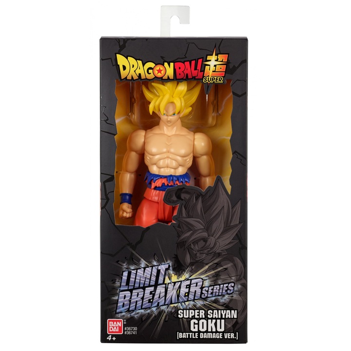 Figurina Dragon Ball Limit Breaker SS Goku, Bandai, 4 Ani+
