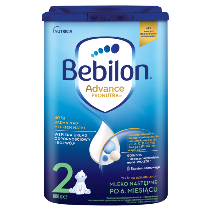 Lapte praf bebelusi Bebilon, Advance Pronutra, 2, 800 g