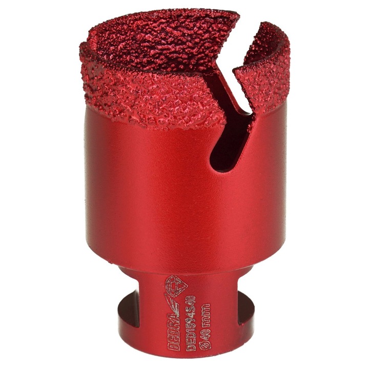 Carota diamantata Dedra, M14, 55mm, Rosu