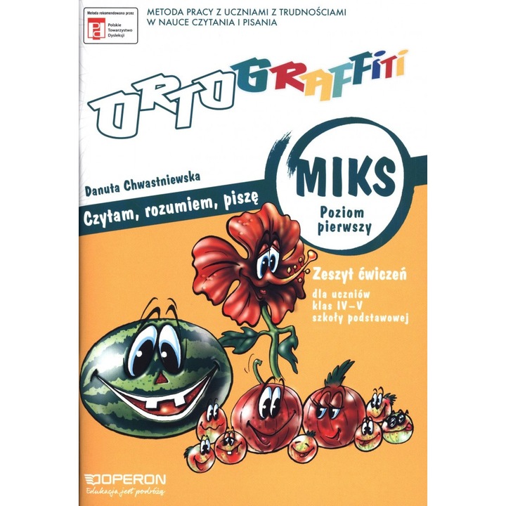 Caiet de exercitii, Ortograffiti, Operon, Poloneza, Clasa 4–5, Nivel 1