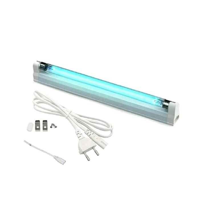 Lampa UV-C, ZakupyTV, Plastic, 8W, Antibacteriana, Multicolor