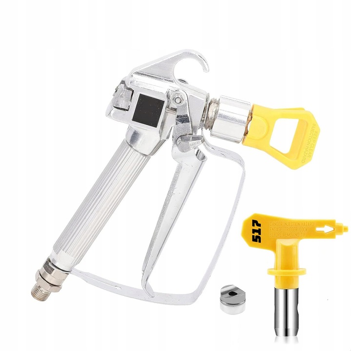 Festőpisztoly fúvókával, Rosfix, sárga