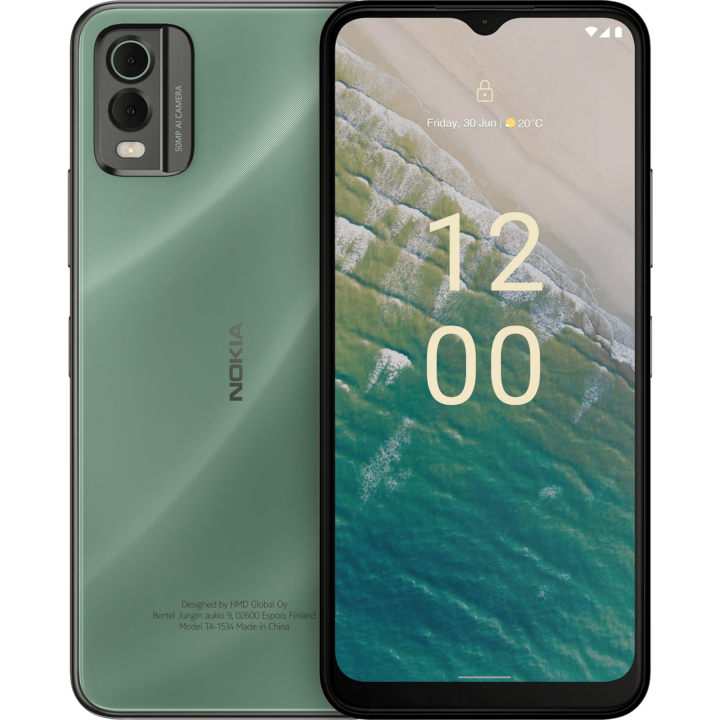 Смартфон Nokia C32 6 GB 128 GB, Зелен