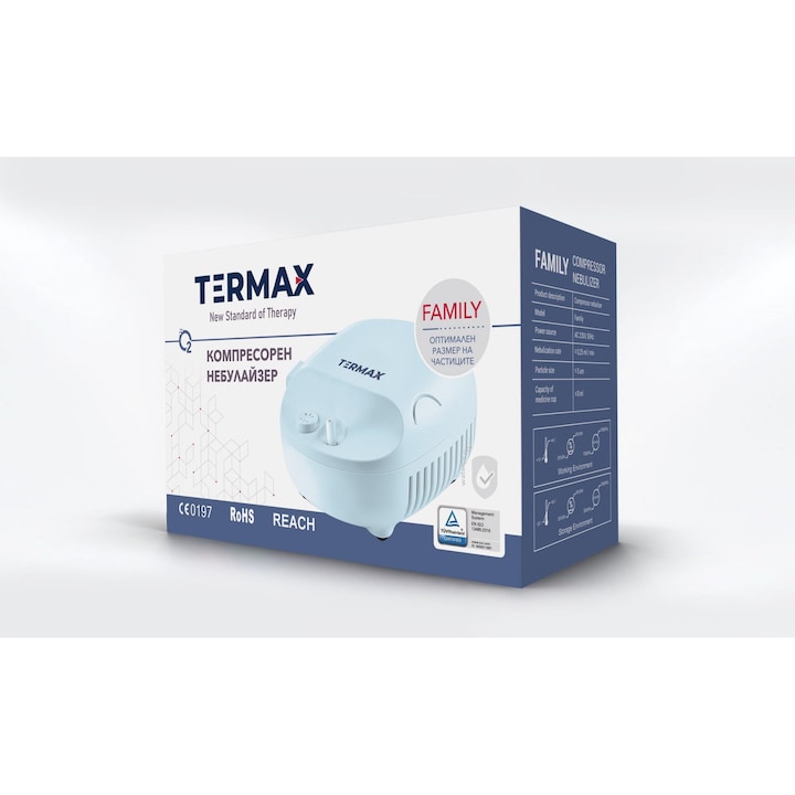 Инхалатор Termax Family, с компресор, за цялото семейство, мощен, надежден