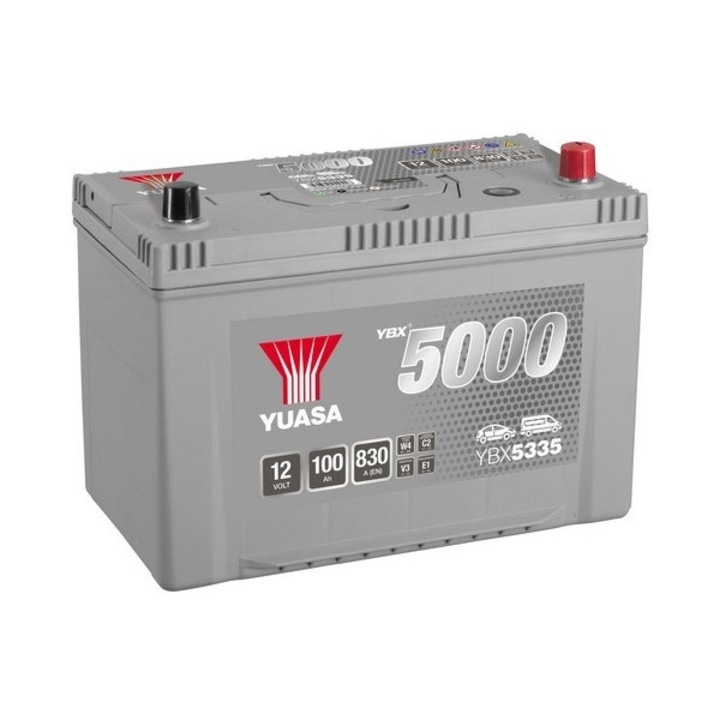 Акумулатор Yuasa, YBX5000, ASIA, 100Ah, 830A, R+