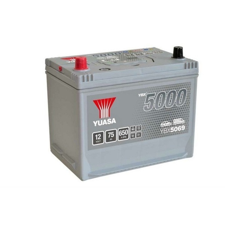 Акумулатор Yuasa, YBX5000, ASIA, 75Ah, 650A, L+