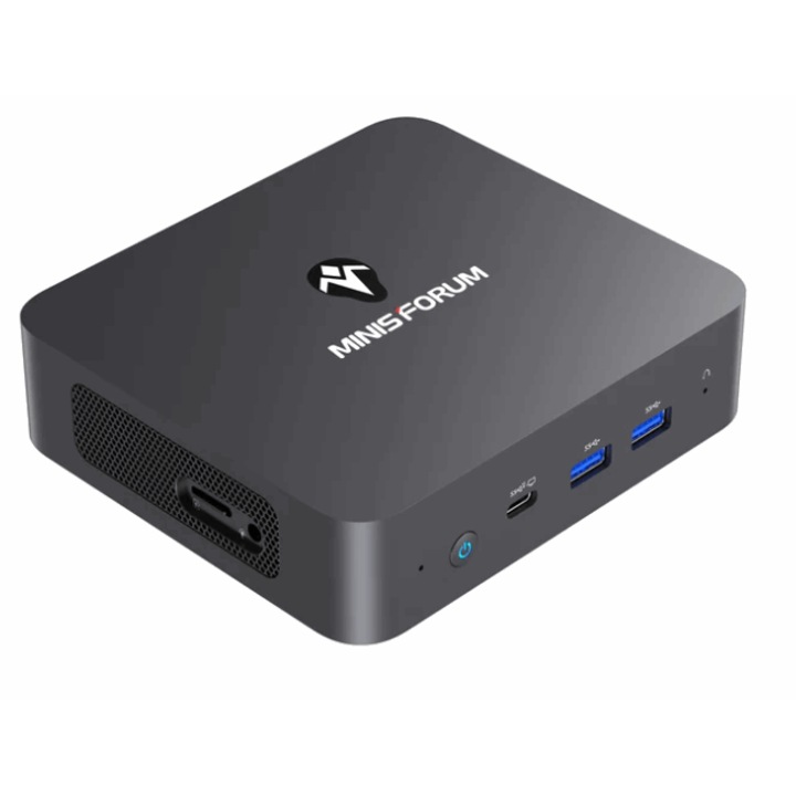Mini PC Intel® N100 up to 3.4GHz, 8GB RAM DDR5-4800, 1 x SSD M.2 SATA, 1 x 2 "5" SATA HDD/SSD, Wifi 5, Bluetooth® 4.2, 1 x USB-C, Dual Lan
