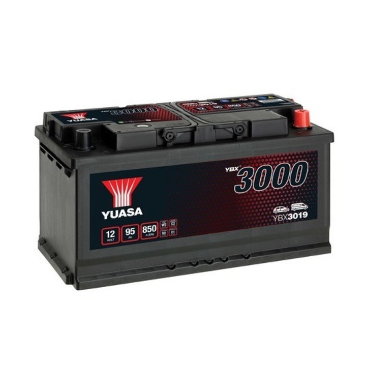 Акумулатор Yuasa, YBX3000, 95Ah, 850A, R+