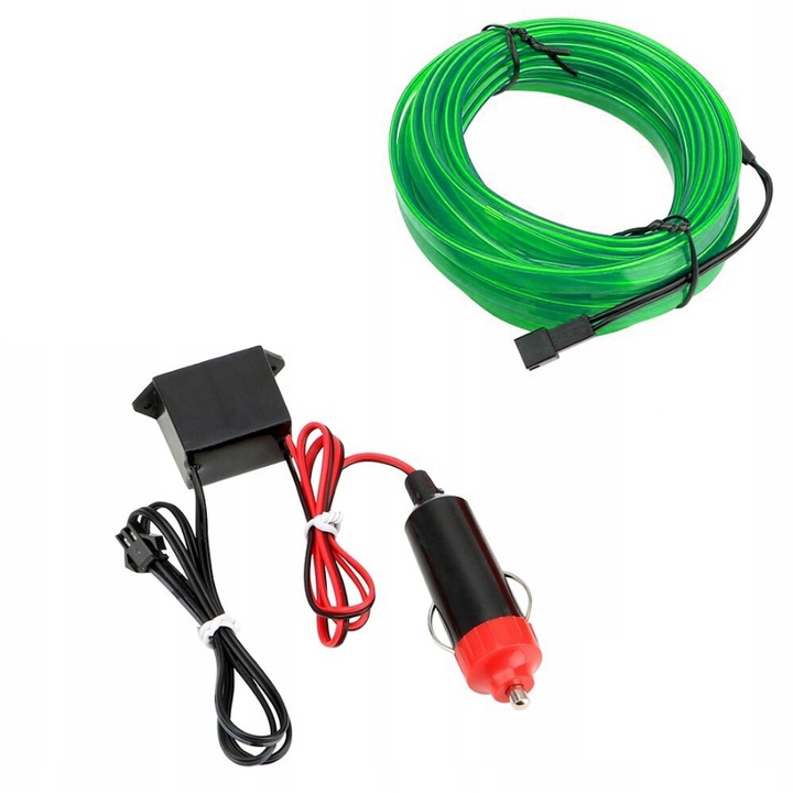 Fir Neon Lumina Ambientala Auto 3M Verde, Me Premium