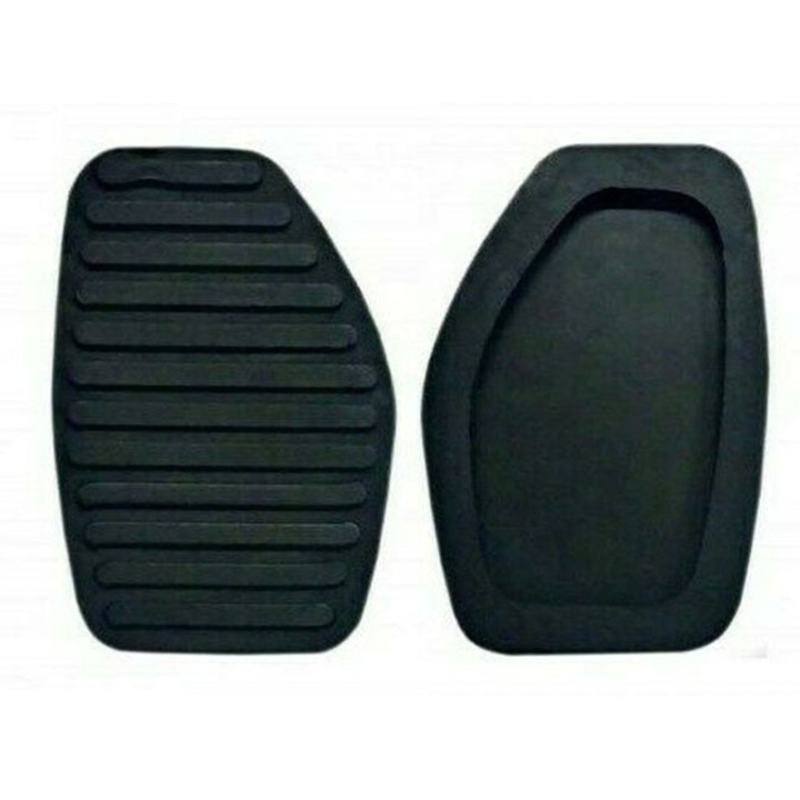 Set acoperire cauciuc pedala ambreiaj si frana Emzone pentru Peugeot 306 406 806 Partner Expert, Citroen Berlingo Xsara Xantia, Fiat, Lancia, Negru, 2 bucati