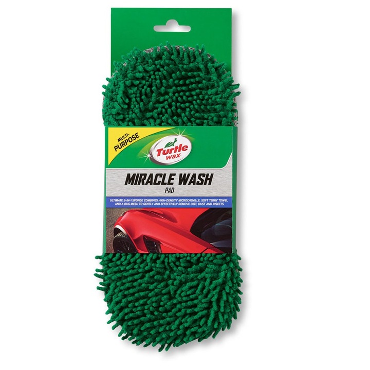 Гъба за автомивка Turtle Wax 3 in 1 Miracle Wash Pad