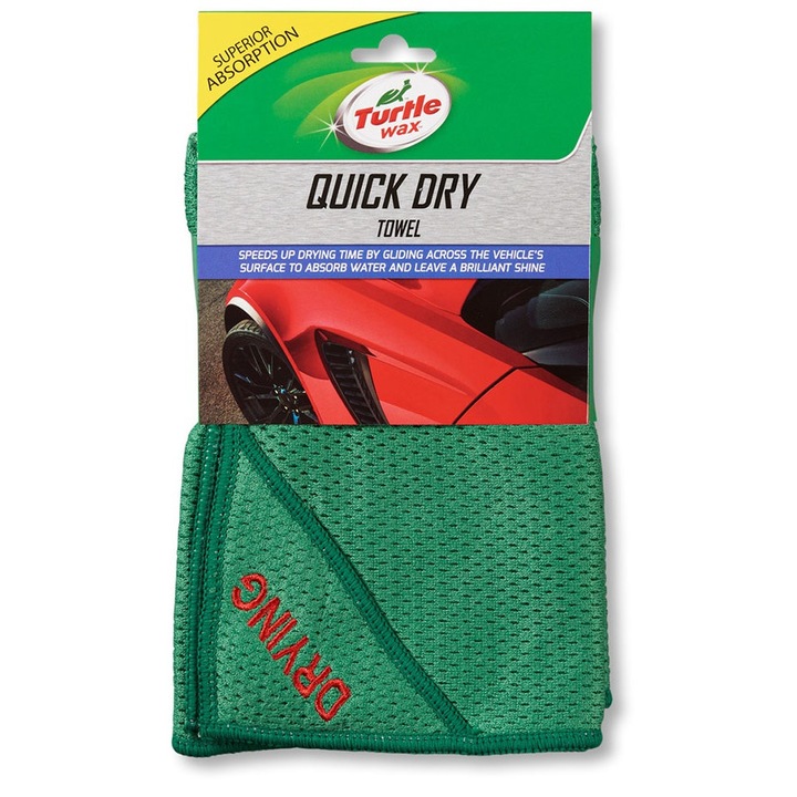 Prosop pentru uscare auto Turtle Wax Quick Dry Towel, 60 x 40 cm