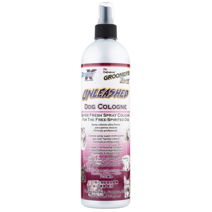 Parfum Double K Unleashed, pentru caini si pisici, elimina mirosul neplacut, concentrat, persistent, 473 ml