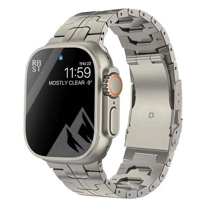 Титаниева каишка MTP Titanium Band, Съвместим с Apple Watch Ultra