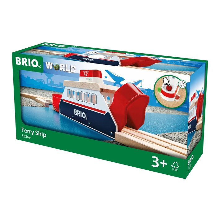Комплект за игра Brio - Ферибот