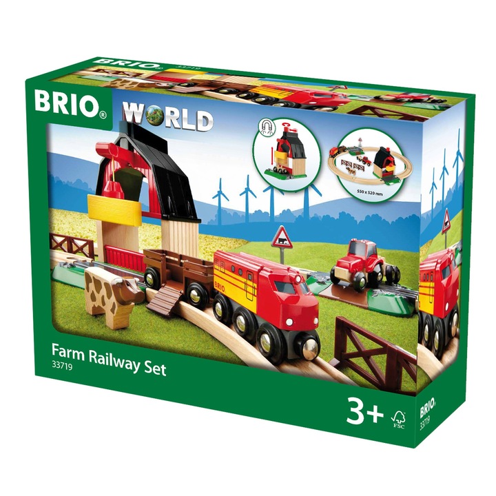 Комплект за игра Brio - Във фермата
