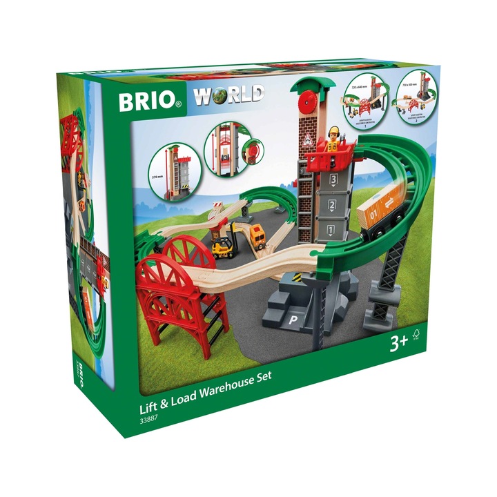 Комплект за игра Brio - Склад за стоки