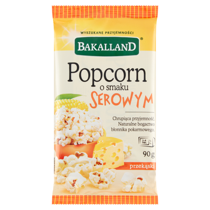 Floricele de porumb cu aroma de branza, Bakalland, 90 g