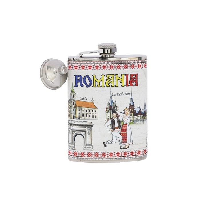 Бутилка за уиски Romania, 9Х9.5см