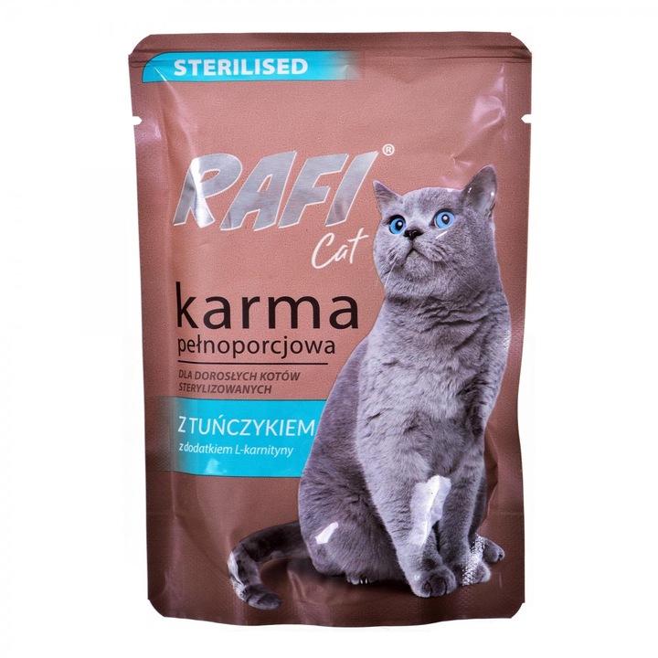 Hrana umeda pentru pisici sterilizate, Dolina Noteci, Aroma de ton, 100 g
