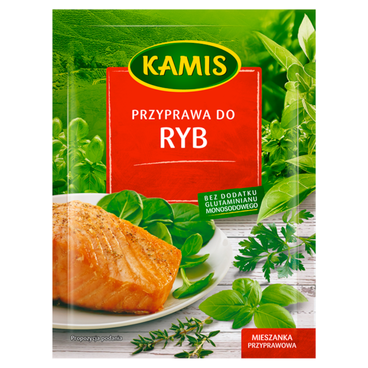 Condimente pentru peste, Kamis, Multicolor, 20g