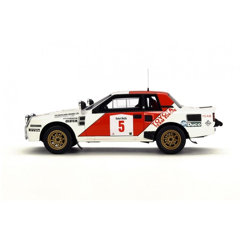 Modèle Miniature Toyota Celica Twin Cam Turbo 1984 Rallye Safari - Échelle 1:24 - Ixo Salvat - Neuf Sous Blister !