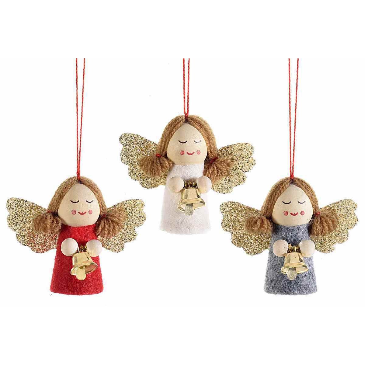 Set 18 ornamente brad Ingeri 6x5 cm - eMAG.ro