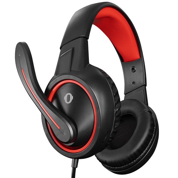 Casti cu fir SN-GX1 Ergo, Snopy, Cu microfon, Rosu/Negru