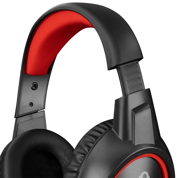 Casti cu fir SN-GX1 Ergo, Snopy, Cu microfon, Rosu/Negru