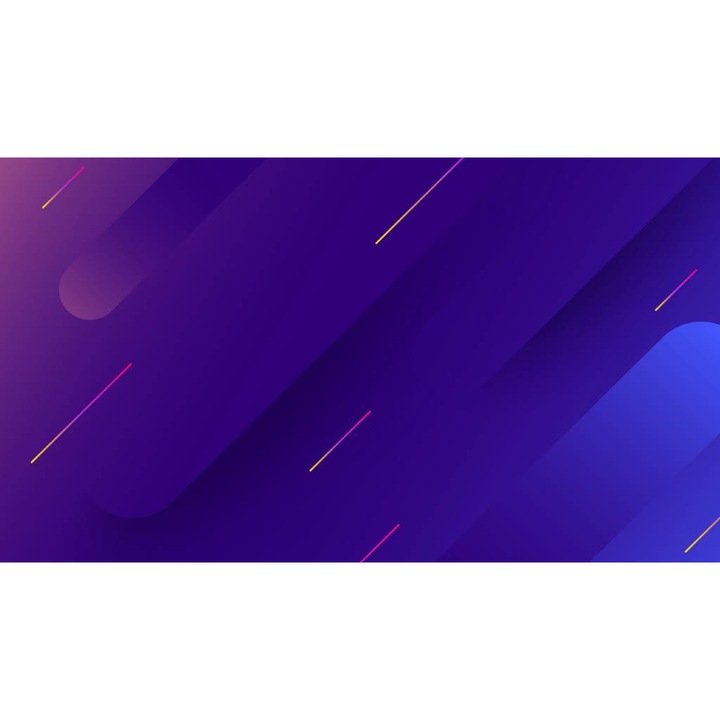 Tablou Canvas, Forme Abstracte Mov - 50 x 35 cm