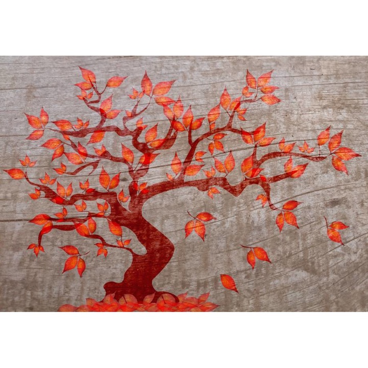 Fototapet PVC, Copac De Toamna Abstract, 120x200 cm