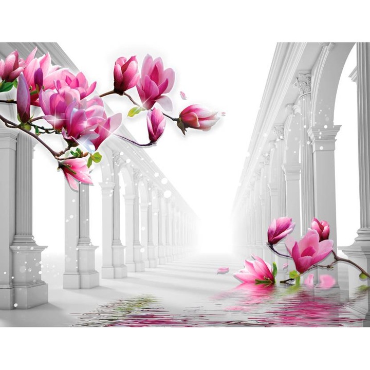 Fototapet PVC, Coloane Si Magnolii, 120x200 cm
