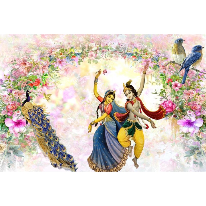 Tablou Canvas, Dansul Indienilor - 40 x 30 cm