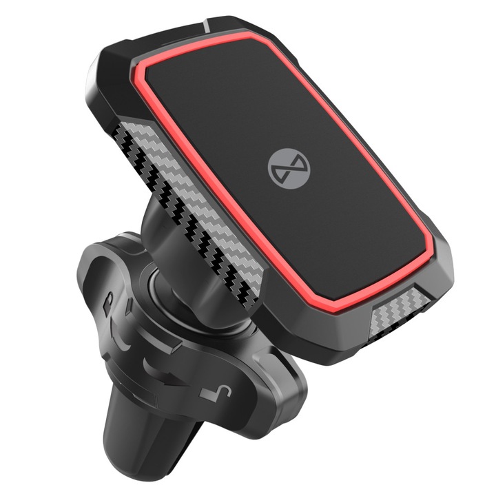 Mágneses autótámasz szellőző MH-260 fekete